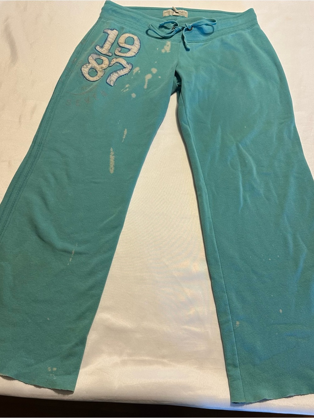 Aeropostale women’s Teal wide leg  lounge pants